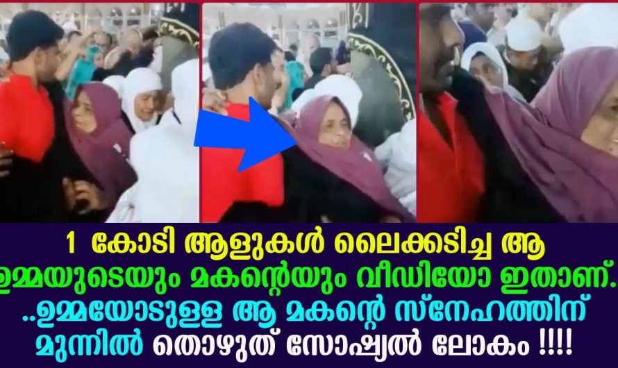 1 കോടി ആളുകൾ ലൈക്കടിച്ച ആ ഉമ്മയുടെയും മകന്റെയും വീഡിയോ ഇതാണ് !!!!