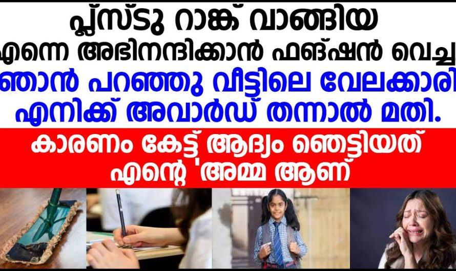 വീട്ടിലെ വേലക്കാരി എനിക്ക് അവാർഡ് തന്നാൽ മതി.കാരണം കേട്ട് ആദ്യം ഞെട്ടിയത് എന്റെ ‘അമ്മ ആണ്