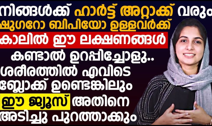 ഷുഗറോ ബിപിയോ ഉള്ളവർ ഉറപ്പിച്ചോളു കാലിൽ ഈ അടയാളങ്ങൾ കണ്ടാൽ നിങ്ങൾക്ക് അറ്റാക്ക് വരും