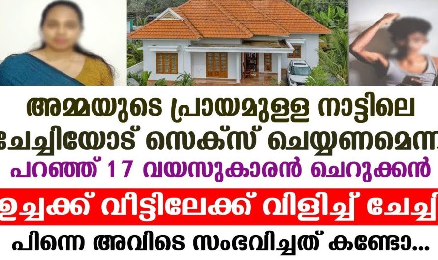 തൻ്റെ അമ്മയുടെ പ്രായമുള്ള ചേച്ചിയുടെ കൂടെ കിടക്കണം എന്ന് ചെറുക്കൻ, ഒടുവിൽ സംഭവിച്ചത് കണ്ടോ..!!