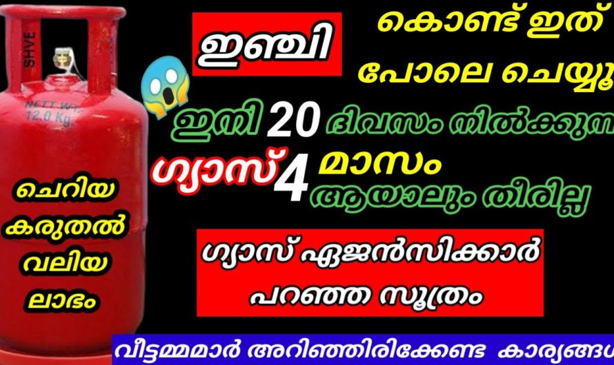 ഇനി നിങ്ങൾ അറിയാതെ ഗ്യാസ് തീരില്ല ഉറപ്പ് ഗ്യാസ് ഏജൻസിക്കാർ പറഞ്ഞു തന്ന കിടിലൻ സൂത്രം