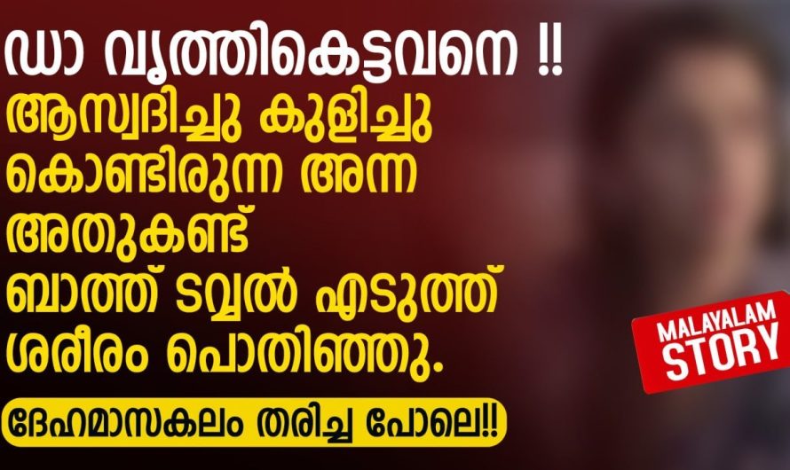 അന്ന അതുകണ്ട് ബാത്ത് ടവ്വൽ എടുത്ത് ശ.രീ.രം. പൊതിഞ്ഞു