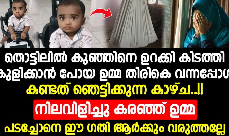 തൊട്ടിലിൽ കുഞ്ഞിനെ ഉറക്കി കിടത്തി കുളിക്കാൻ പോയ ഉമ്മ തിരികെ വന്നപ്പോൾ കണ്ടത് ഞെട്ടിക്കുന്ന കാഴ്ച..!!