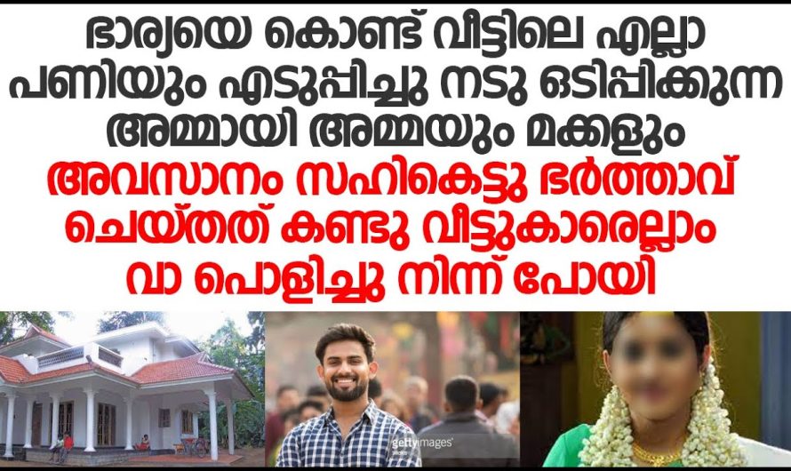 ഭാര്യയെ കൊണ്ട് വീട്ടിലെ എല്ലാ പണിയും എടുപ്പിച്ചു അമ്മായിമ്മ സഹികെട്ടു ഭർത്താവ് ചെയ്തത്