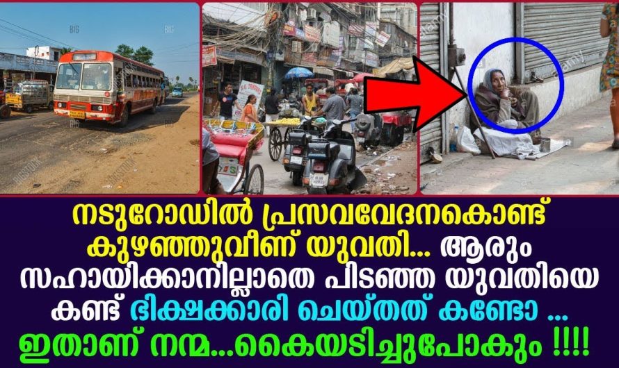 നടുറോഡിൽ പ്ര.സ.വ.വേ.ദ..ന.കൊ.ണ്ട് കു.ഴ.ഞ്ഞു.വീണ യുവതിയെ കണ്ട് ഭിക്ഷക്കാരി ചെയ്തത് കണ്ടോ !!!!!