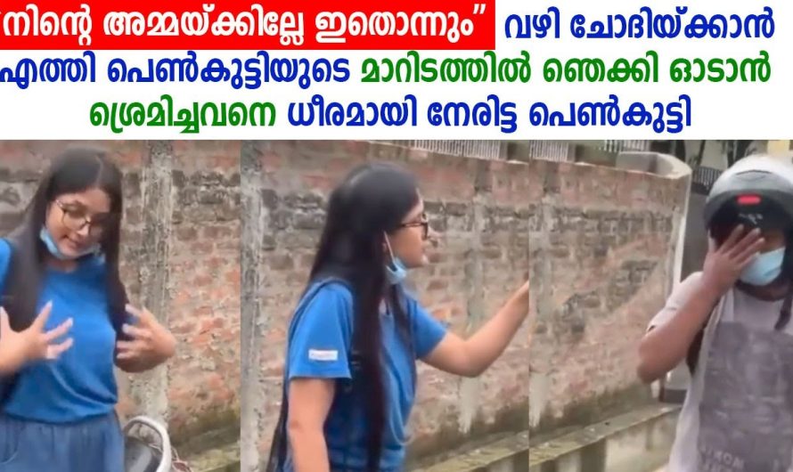 പെൺകുട്ടിയുടെ മാ..റി.ട.ത്തി.ൽ. ഞെക്കി ഓടാൻ ശ്രെമിച്ചവനെ ധീരമായി നേരിട്ട പെൺകുട്ടിയുടെ ചോദ്യം ചെയ്യൽ !!!