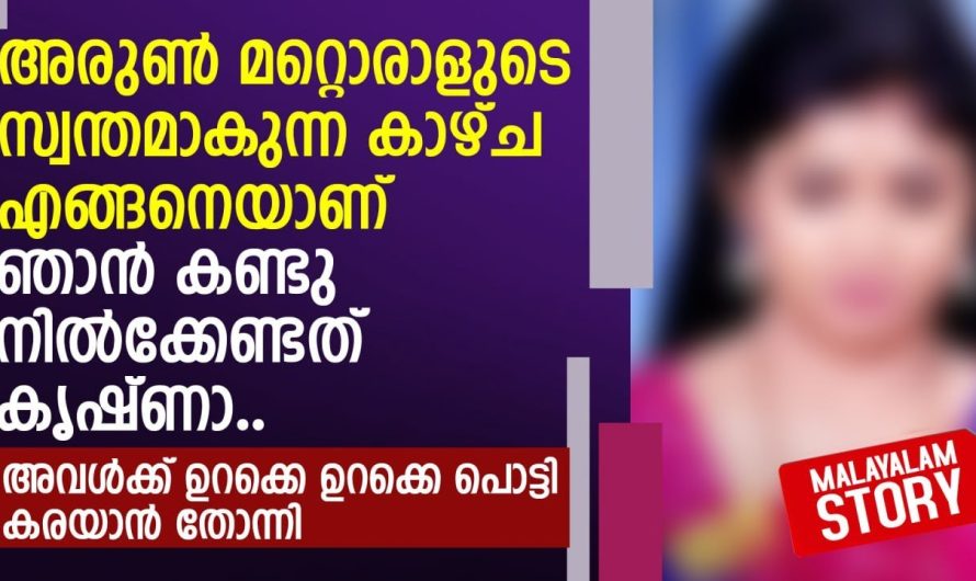 അരുൺ മറ്റൊരാളുടെ സ്വന്തമാകുന്ന കാഴ്ച എങ്ങനെയാണ് ഞാൻ കണ്ടു നിൽക്കേണ്ടത് കൃഷ്ണാ..