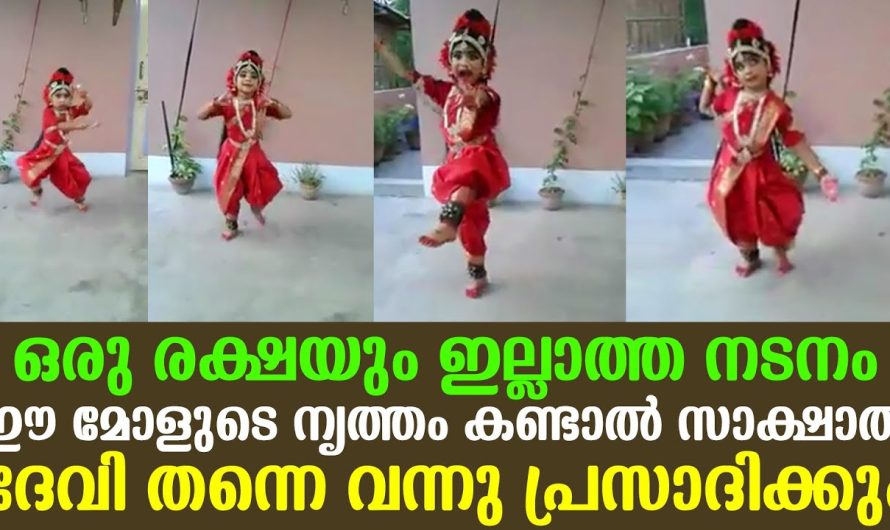 ഈ മോളുടെ നൃത്തം കണ്ടാൽ സാക്ഷാൽ ദേവി തന്നെ വന്നു പ്രസാദിക്കും