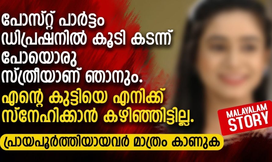 പോസ്റ്റ്‌ പാർട്ടം ഡിപ്രഷനിൽ കൂടി കടന്ന് പോയൊരു സ്ത്രീയാണ് ഞാനും