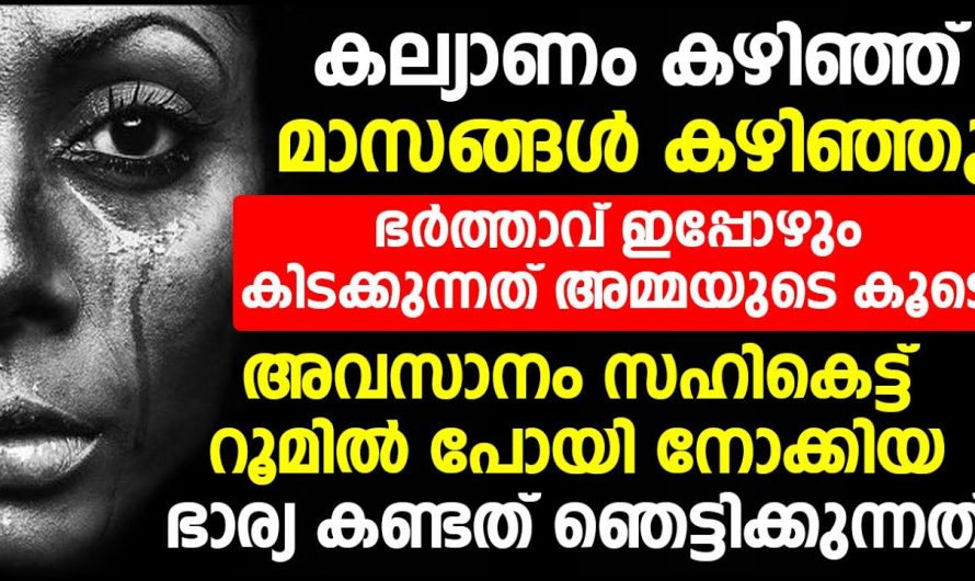 അമ്മായിമ്മയുടെ റൂമിൽ രാത്രി പോയി നോക്കിയ ഭാര്യ കണ്ടത് ഞെട്ടിക്കുന്ന കാഴ്ച..