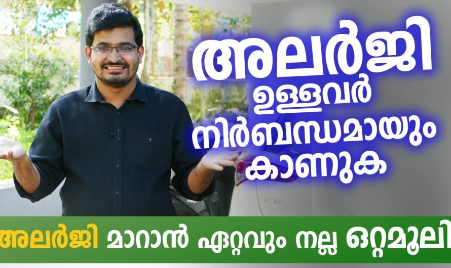അലർജി ഉള്ളവർ നിർബന്ധമായും കാണുക