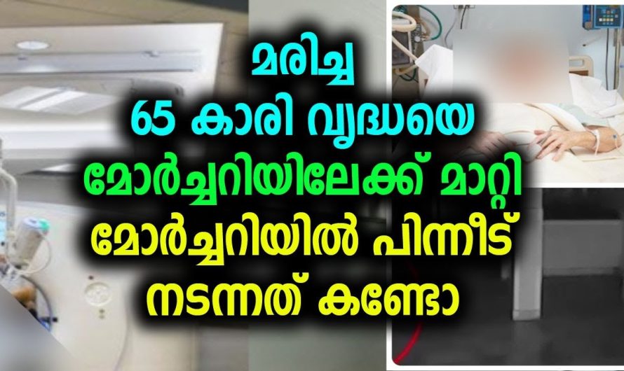 മരിച്ച 65 കാരി വൃദ്ധയെ മോർച്ചറിയിലേക്ക് മാറ്റി മോർച്ചറിയിൽ പിന്നീട് നടന്നത് കണ്ടോ !!!
